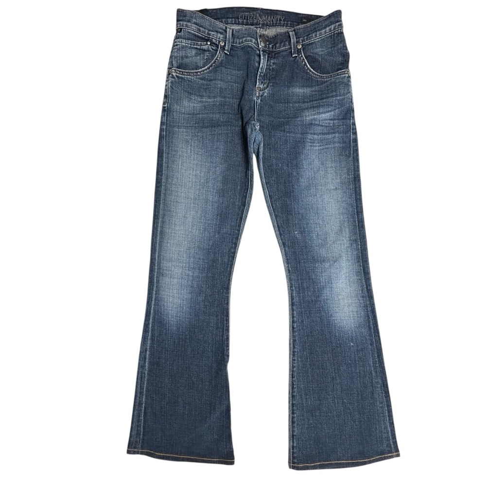 Citizen Of Humanity Y2K Lazy Bootcut Jeans Mid Rise Sz.26 Made In USA Boho